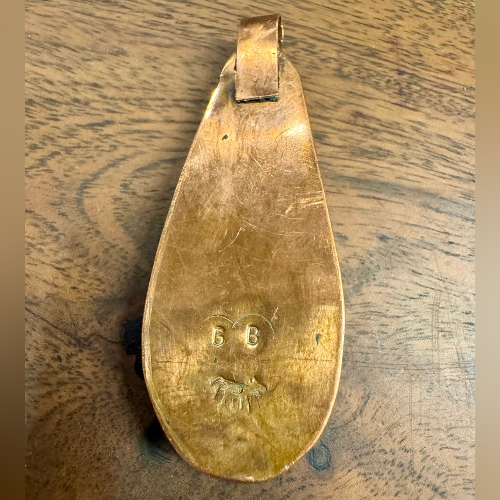 Handcrafted Turquoise And Copper Statement Piece … - image 4